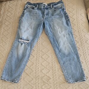Kancan High Rise Distressed Women Ankle Jeans Size 15/31